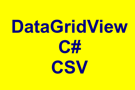 Преобразование содержимого табличного объекта DataGridView в CSV в C#